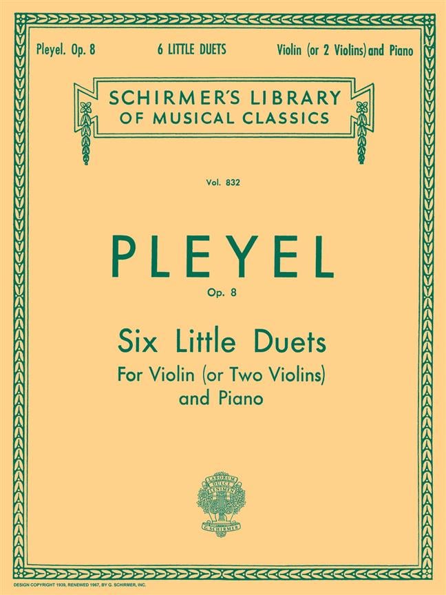 Six Little Duets, Op. 8